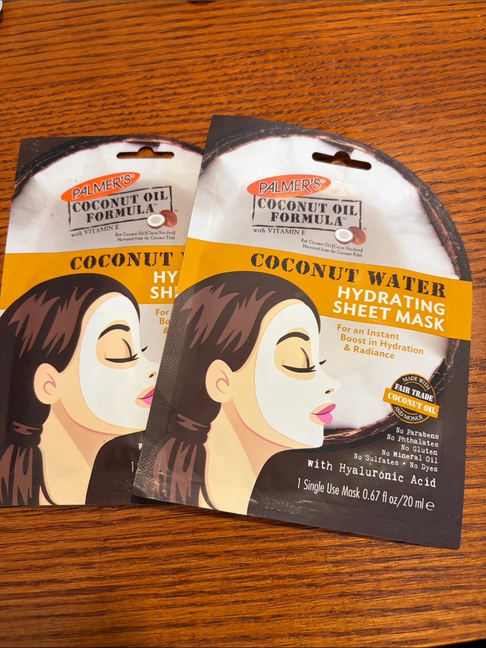 Coconut Water Hydrating Sheet Mask - White set of 2